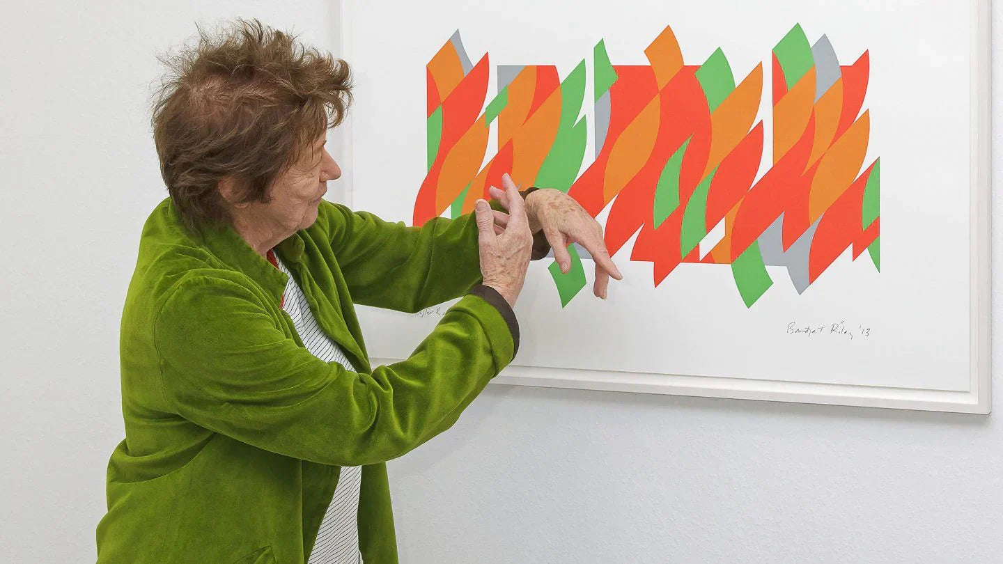 'A certain amount of the wild': Bridget Riley’s prints
