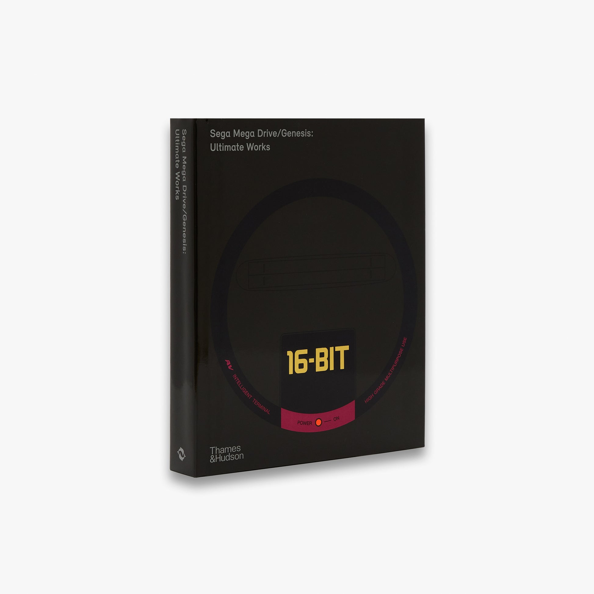 Book cover of 'Sega Mega Drive/Genesis: Ultimate Works' with '16-BIT' text on a dark background