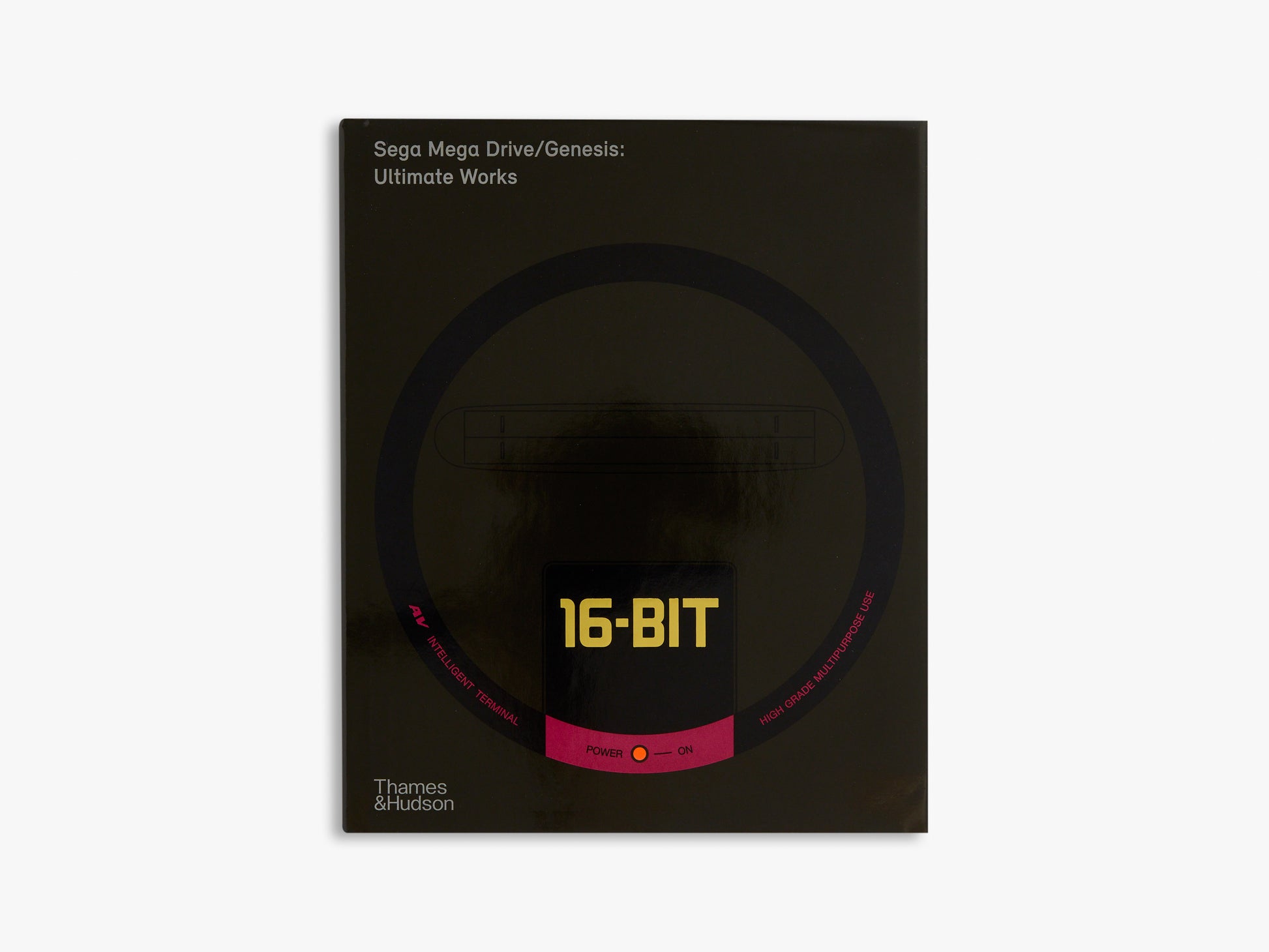 Book cover of 'Sega Mega Drive/Genesis: Ultimate Works' with '16-BIT' text on a dark background