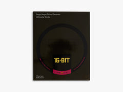 Book cover of 'Sega Mega Drive/Genesis: Ultimate Works' with '16-BIT' text on a dark background