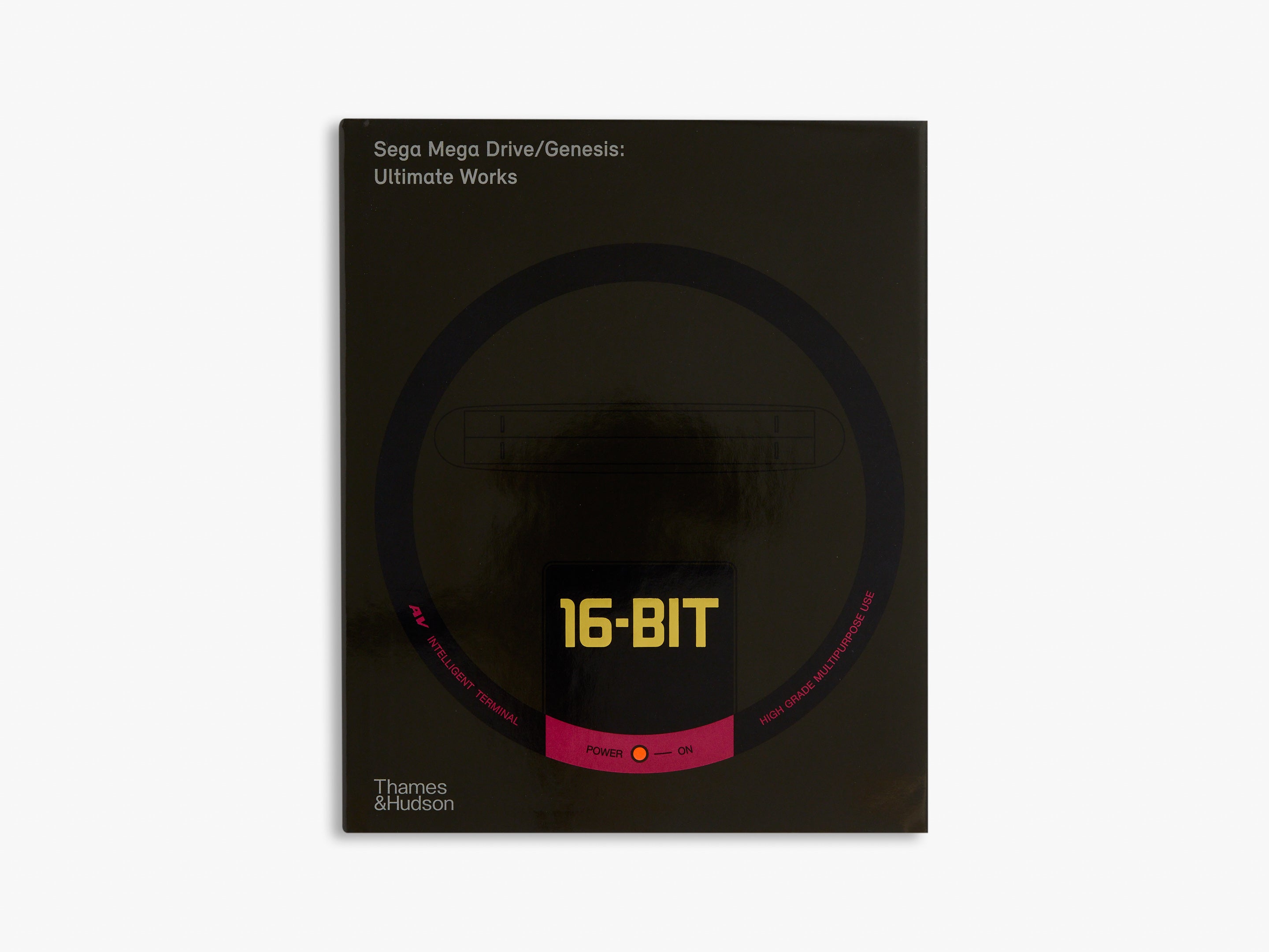 Book cover of 'Sega Mega Drive/Genesis: Ultimate Works' with '16-BIT' text on a dark background