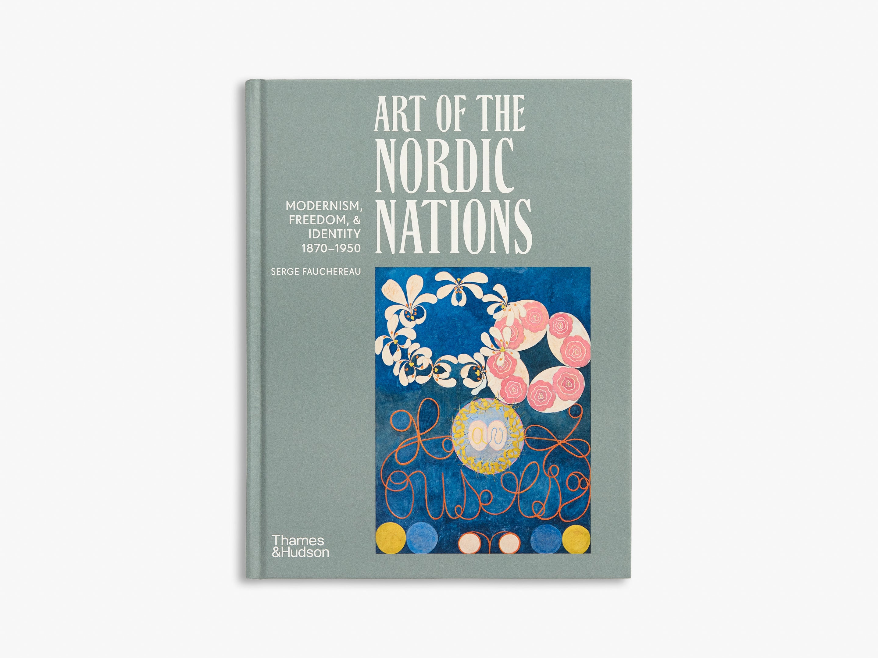 Book titled 'Art of the Nordic Nations' on a white background