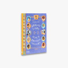 Book titled 'Bright Stars of Black British History' with colorful cover design on a white background
