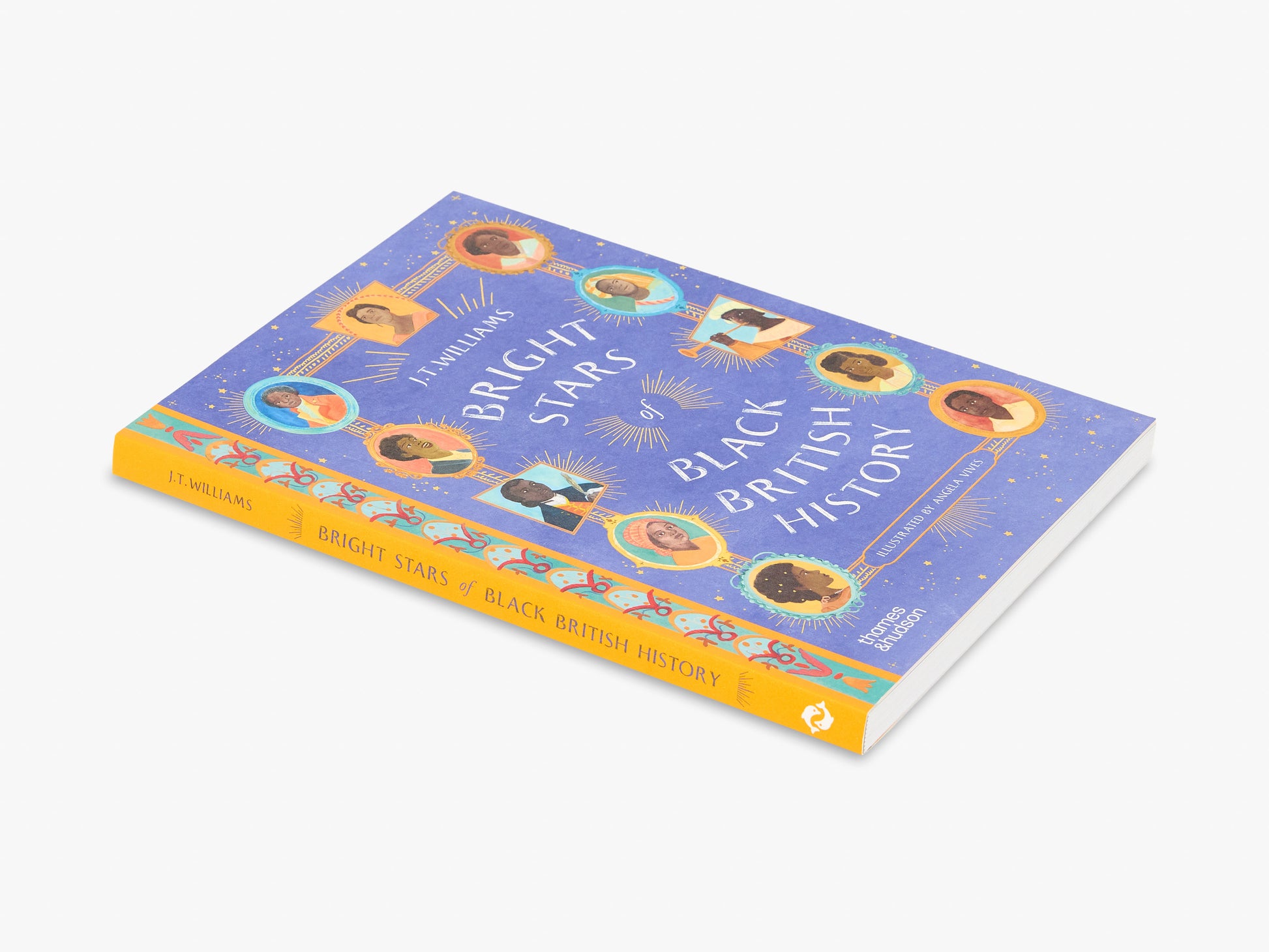 Book titled 'Bright Stars of Black British History' on a white background