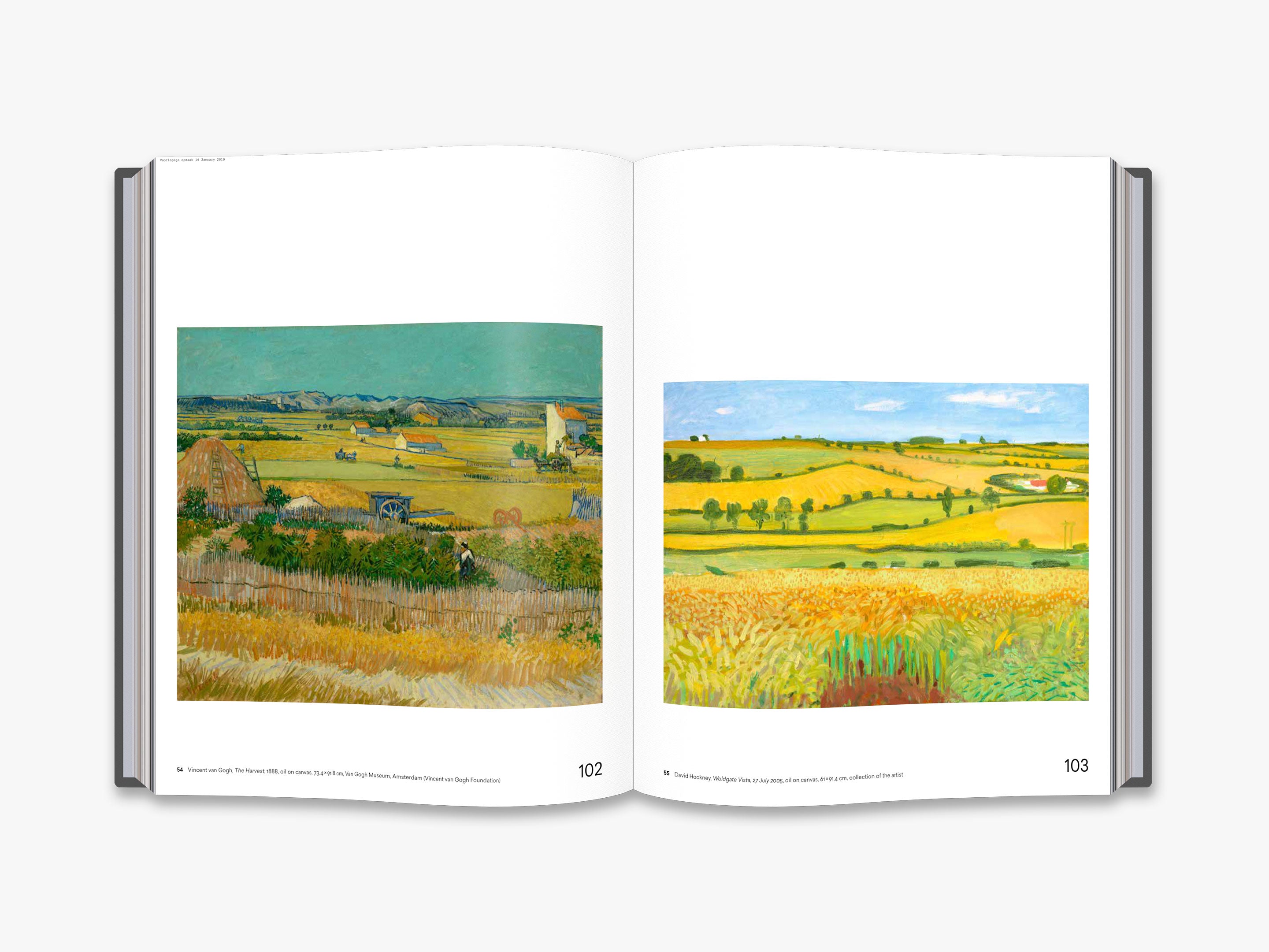 洋書 Hockney Van Gogh Joy of Nature Hockney - Van Gogh: The Joy of Nature: Jager, Hans den