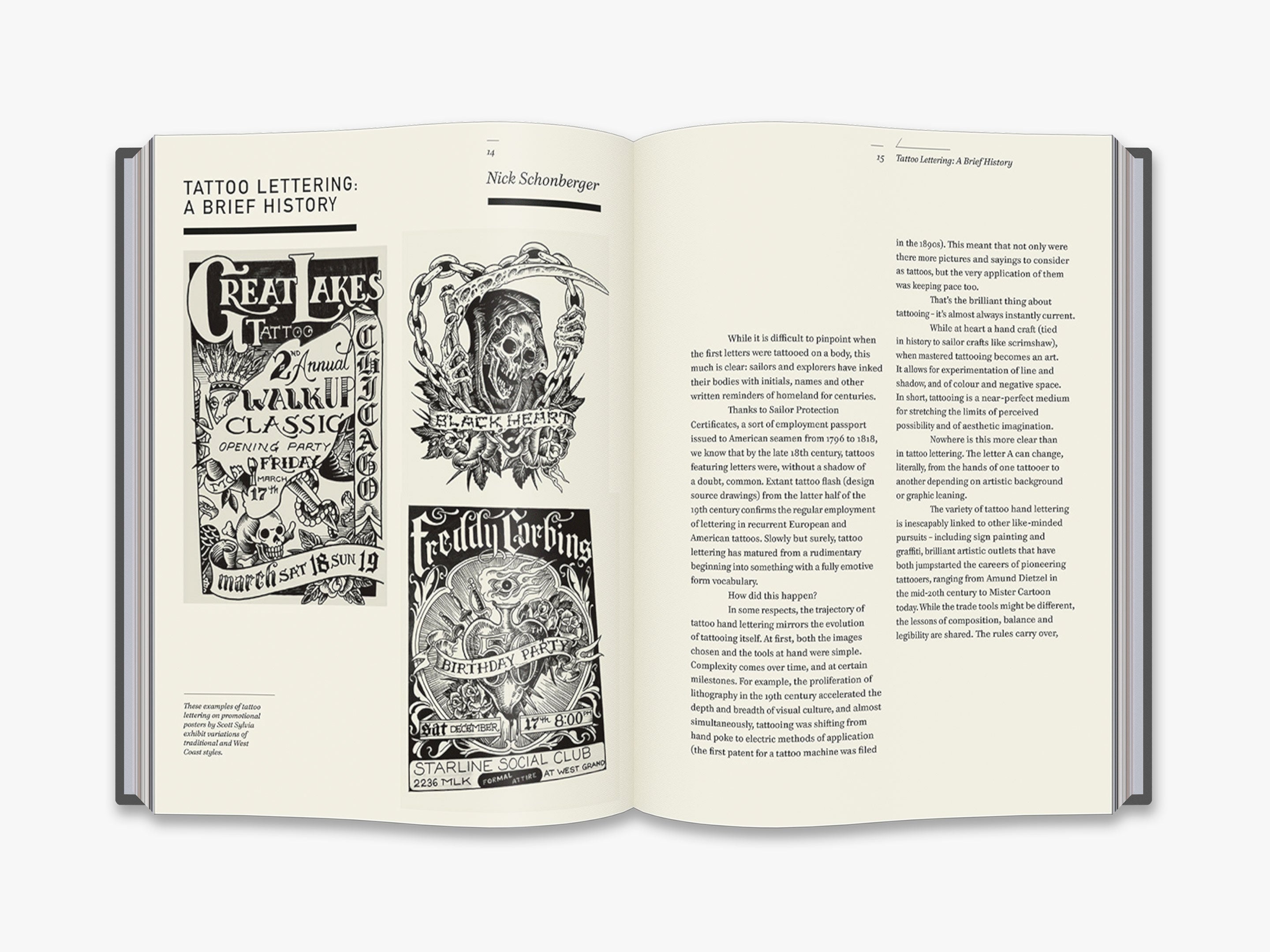 The Graphic Art of Tattoo Lettering