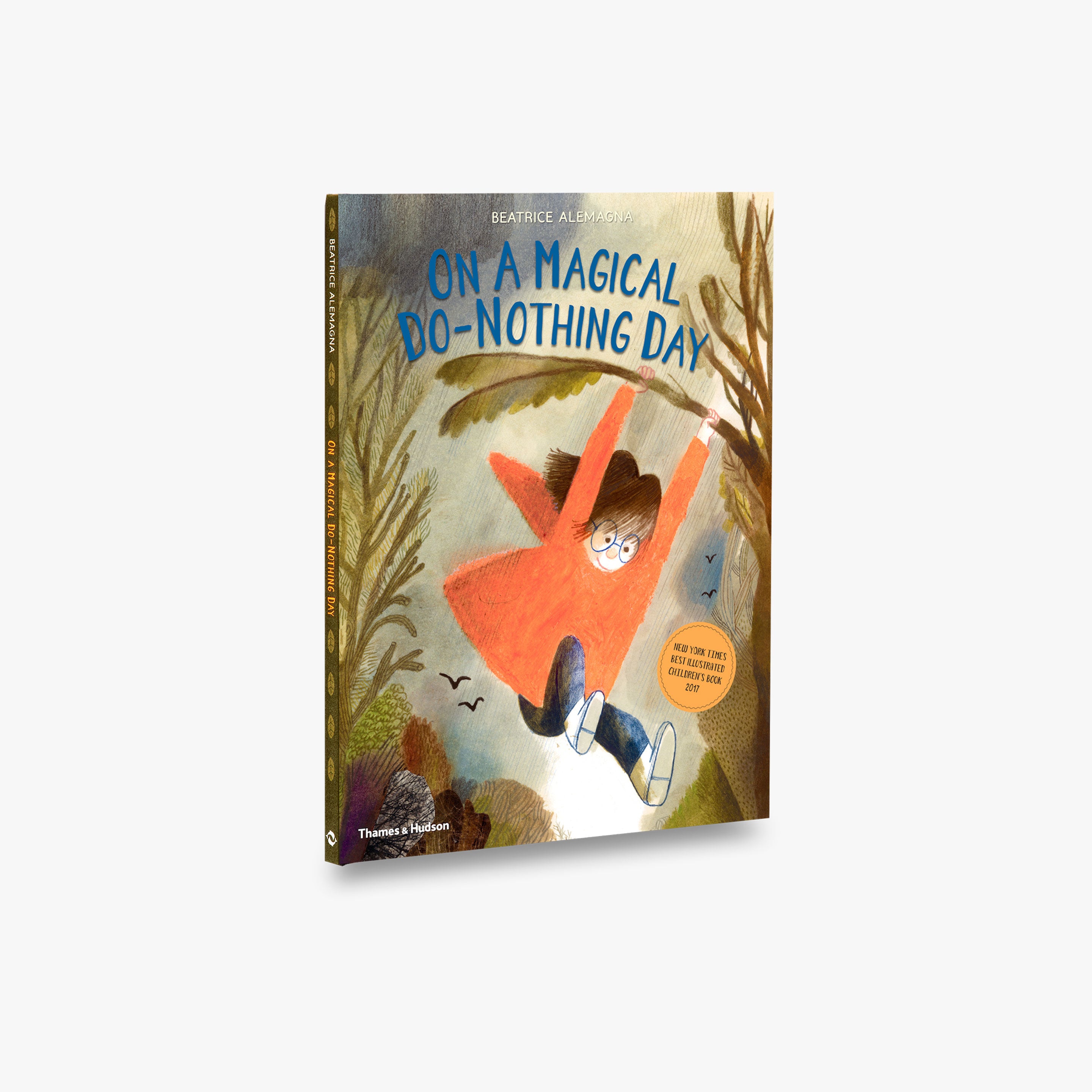 Front cover of On a Magical Do-Nothing Day by Béatrice Alemagna, illustrated by Béatrice Alemagna
