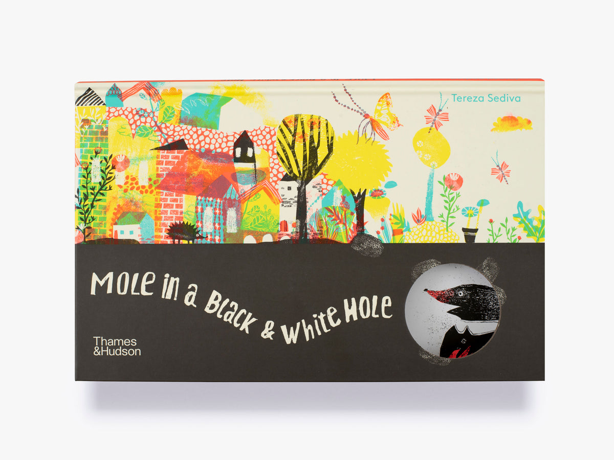 Mole in a Black and White Hole